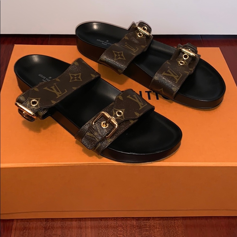 Louis Vuitton monogram Bom Dia Flat Mule